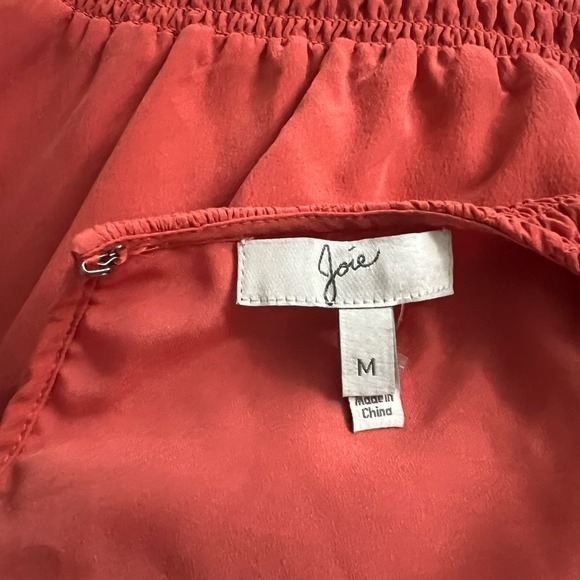 Joie Orange Moni dress size M - Picture 7 of 7